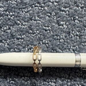 Gold and Silver Chain Link Rings